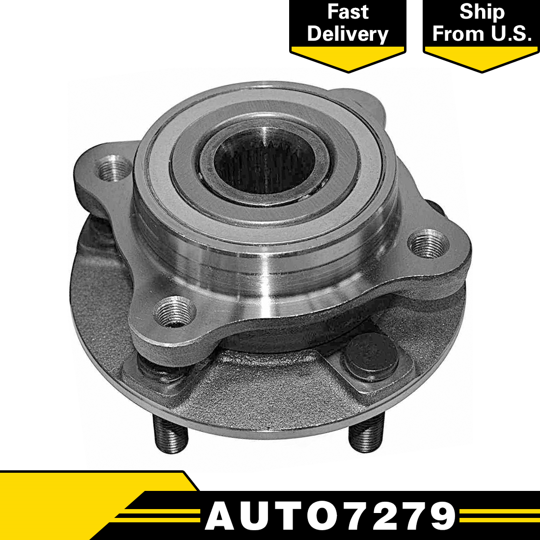 Hemi.　0908 FRONT Wheel Hub Bearing Assembly for DODGE STEALTH 91-96 AWD