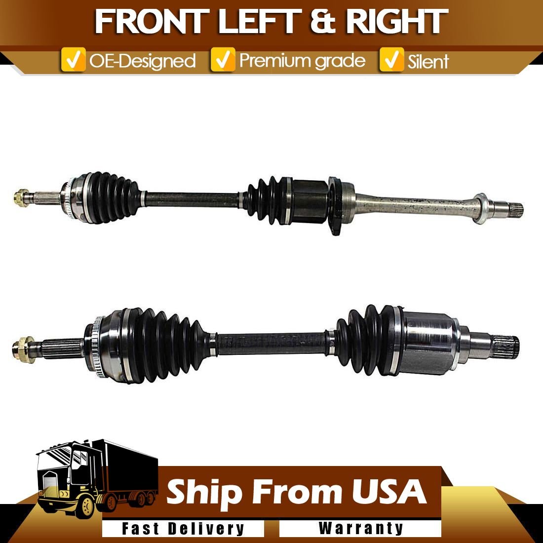 Front 2x CV Axle Assembly for TOYOTA RAV4 01-05 FWD | eBay