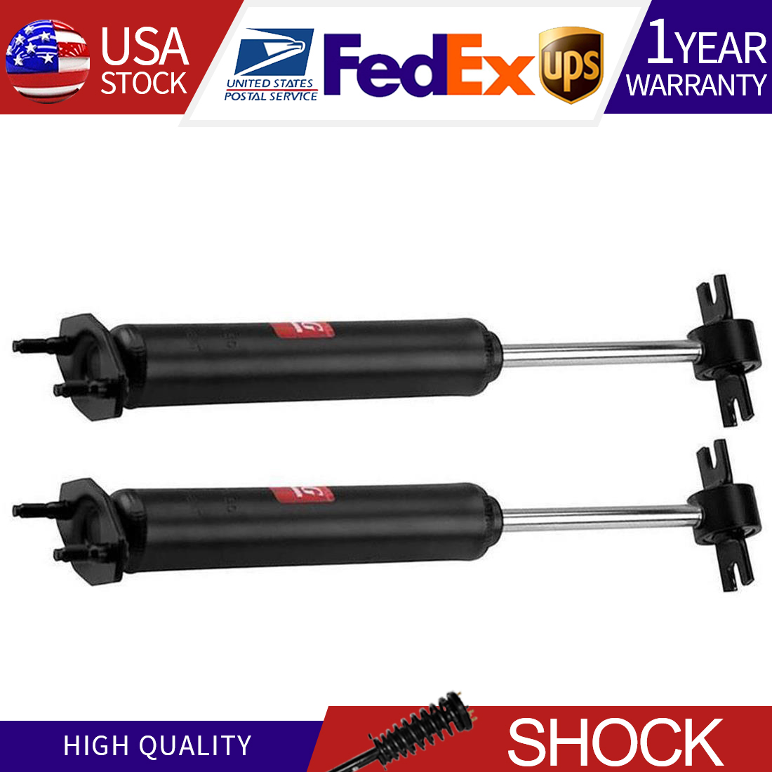 Fits Ford Mustang 19641970 2X KYB Shocks & Struts Front Shock Absorber
