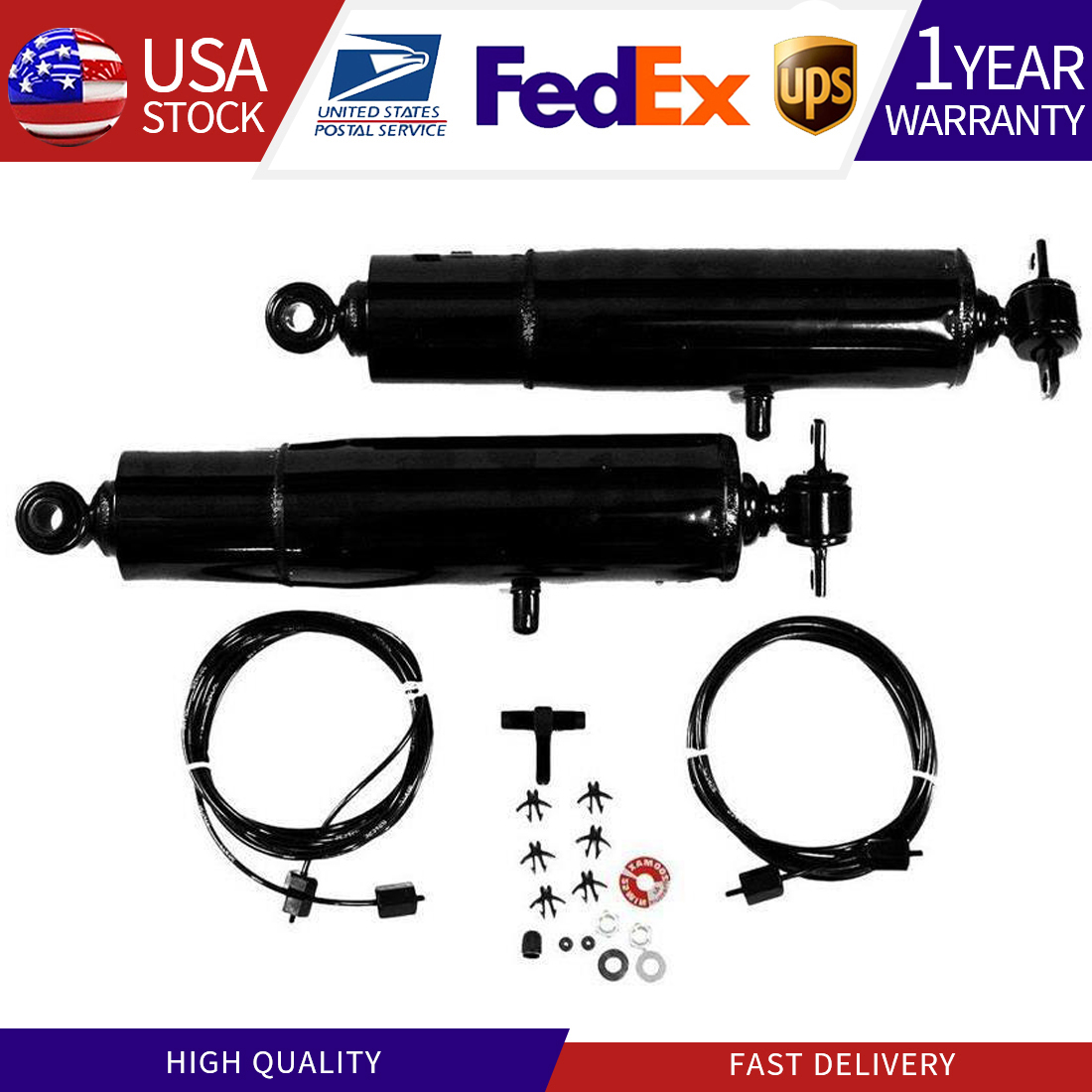 504-550 AC Delco Set of 2 Shock Absorber and Struts Assemblies for Chevy Pair